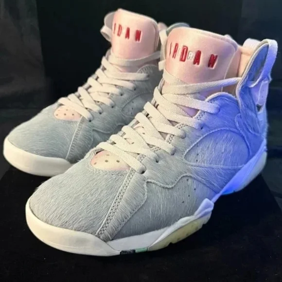 Nike Air Jordan 7 Retro SE "Hare" Bugs Bunny Shoes CT8528-002 Men's Size 8.5 - Picture 2 of 14